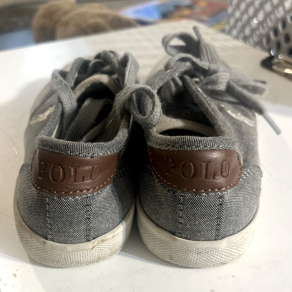Grey two tone POLO shoes
